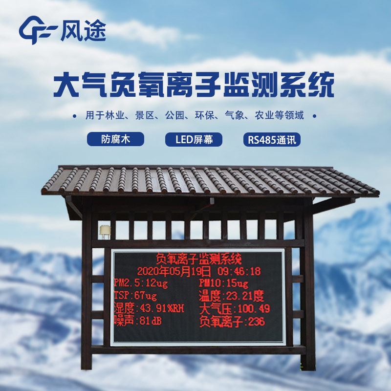負氧離子監測站，天然氧吧用數據說話